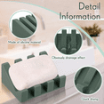 thumbnail image 3 of Silicone Soap Dish Self Draining Soap Dish Shower Waterfall Bar Soap Holder Tray for Kitchen Bathroom Accessories, 3 of 5