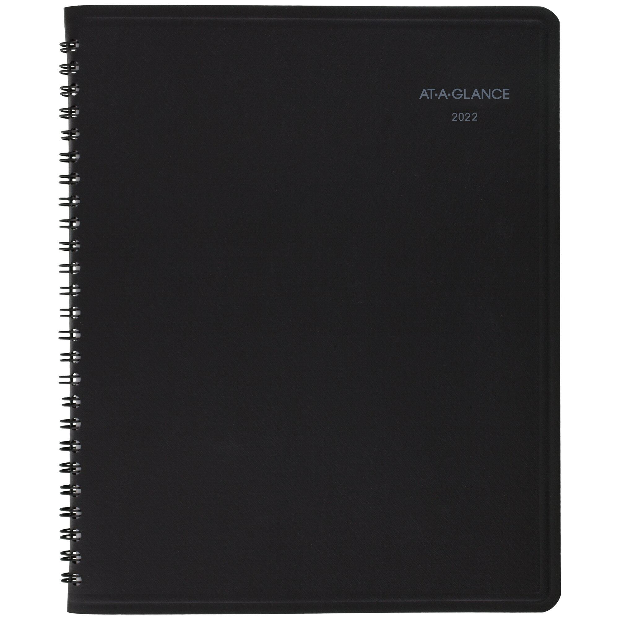 AT-A-GLANCE QuickNotes Monthly Planner, 7' x 8 3/4', Black, January 2022 to December 2022 - 76080522