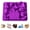 Purple, variant on Halloween Silicone Mold, 10 Cavity Non-Stick Baking Mold for Candy Chocolate, Pumpkin Cat Bat Shaped for Party Treats(Orange)