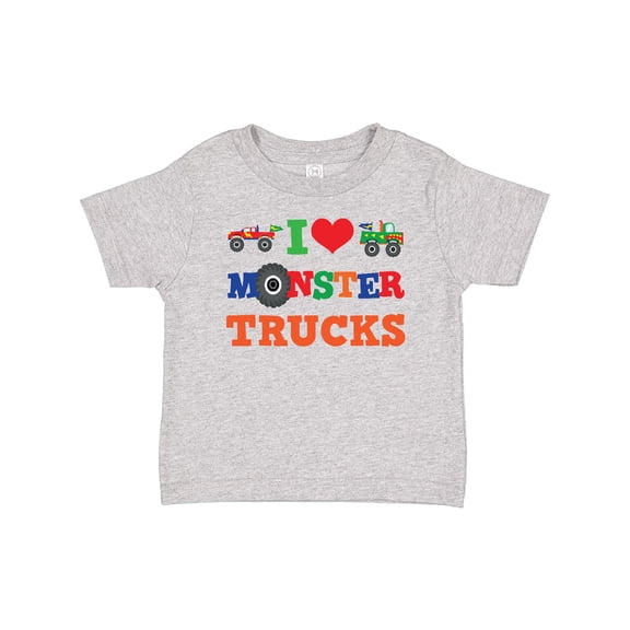 Inktastic I Love Monster Trucks Boys or Girls Baby T-Shirt