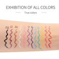 thumbnail image 4 of 12 Uds. Delineador de ojos líquido colorido arcoíris mate Set 12 colores suave e hiperafilado pincel delineador de ojos Bdliv,11 Feliz Sencillez, 4 of 4