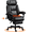 Black, variant on DELMANGO Big and Tall Office Chair 750lbs, Better Modern Heavy Duty Executive Desk Chair with Footrest, Lumbar Support and Adjustable Headrest, Brown