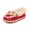 Red, variant on Women's Ultimate Sheepskin Slipper, Black, Size 9