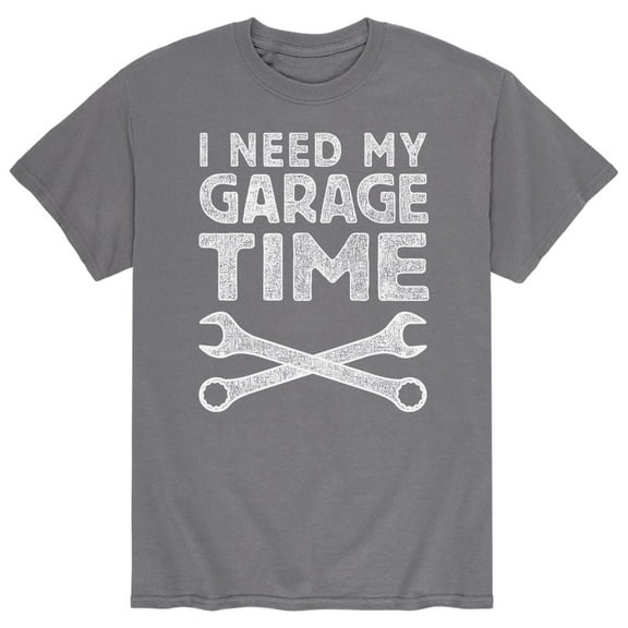Instant Message - I Need My Garage Time - Men's Short Sleeve Graphic T-Shirt