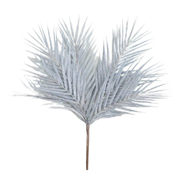 Hojas De Simulación De Plantas Falsas Realistas Para La Decoración para hogar De Azul Colco Simulación de hojas de palma falsas