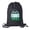 Black-Blue Egg, variant on Personalized Easter Basket Bags, Cotton Drawstring Backpacks Custom Easter Bags - Zig Zag Egg