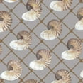 thumbnail image 2 of Fisk, Arnie 12x12 Gold Ornate Wood Framed with Double Matting Museum Art Print Titled - Nautilus Net, 2 of 4