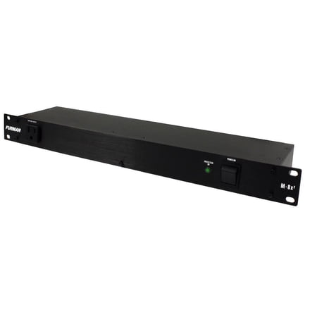 UPC: 0654061028307 | Furman M-8X2 Merit Series 15A 8-Outlet Power Conditioner and Surge Protector
