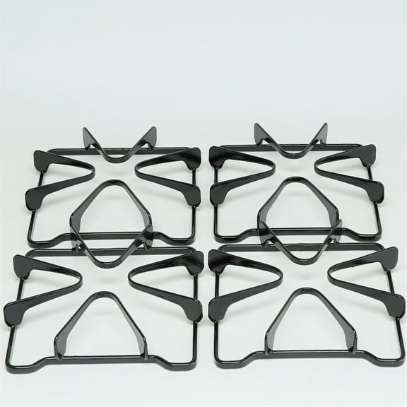 4 Pack of Gas Range Burner Cooking Grates for Whirlpool 8053458 (WPW10268483)