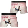 thumbnail image 3 of Every Fart is Love Note Yorkshire Terrier Guilty Face Happy Valentine's All Over Print Boxer Briefs Underwear for Men Dad Yorkie Dog Lover Gifts - 01016, 3 of 6