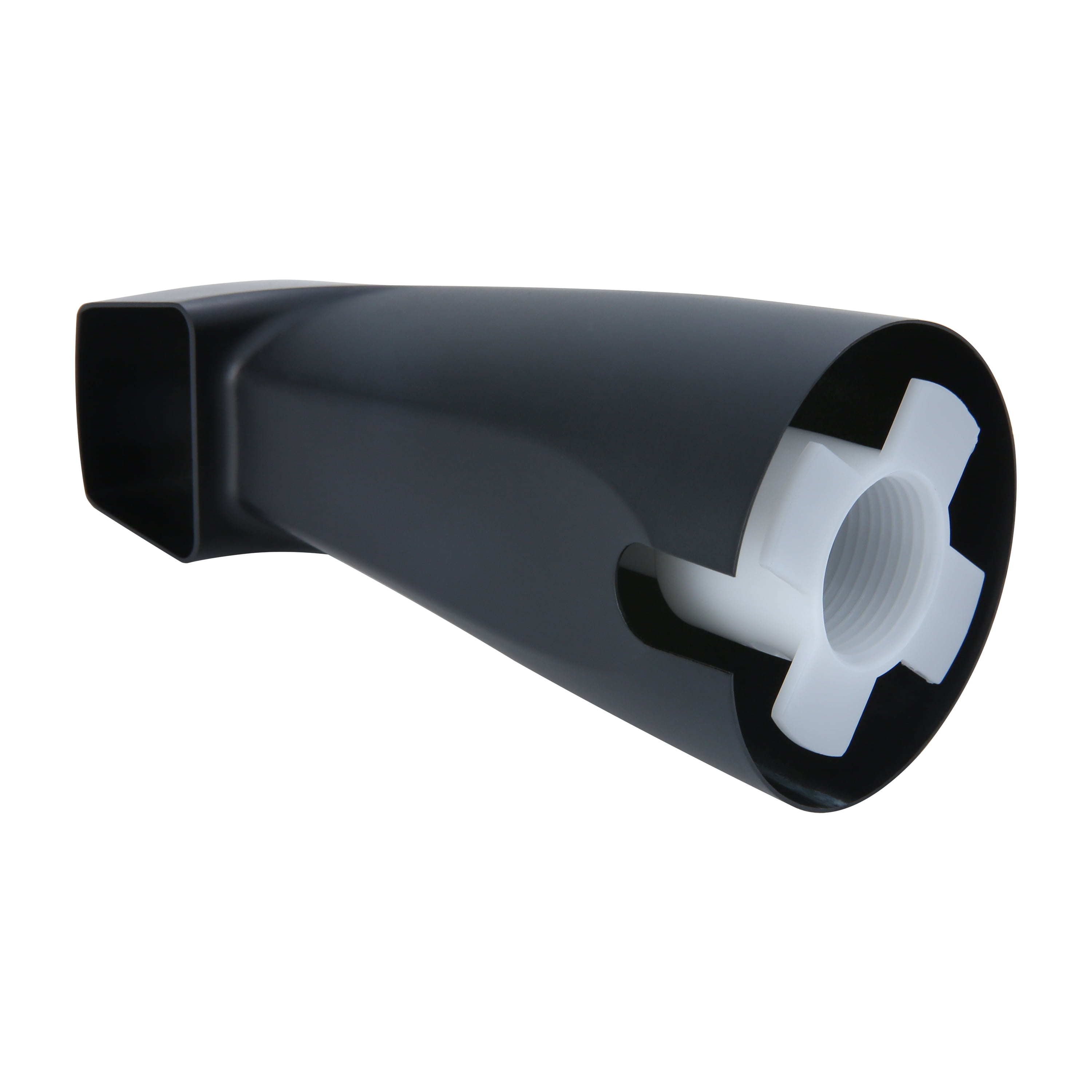 Mainstays Matte Black Tub Spout for Bathrooms
