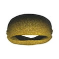 thumbnail image 2 of Easygdp Gold Glitter Gradient Sports Headband Non Slip Headband Unisex for Head Circumference 19.6 - 22.4 inch, 2 of 9