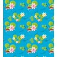 thumbnail image 3 of Pond Duvet Cover Set, Pattern of Koi Fishes and Frogs Swimming with Water Lilies and Lotus Flowers, Decorative 3 Piece Bedding Set with 2 Pillow Shams, Calking Size, Sky Blue Multicolor, by Ambesonne, 3 of 3