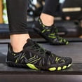 thumbnail image 5 of lnmuld Men Women Barefoot Shoes, Breathable Mesh Shoes for Water Yoga Fitness Hiking Color:Light Green,Size:11.5, 5 of 6