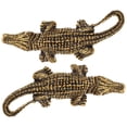 thumbnail image 1 of WASHWEPE 2Ud Charm De Latón Para Pulseras Y Collares Con De Cocodrilo Dorado, 1 of 7