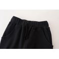 thumbnail image 4 of WIBACKER 2-7T Toddler Boys' Sweatpants 100% Cotton Solid Color Jogger with Pockets Elastic Waist Pants for Kids Girls School Sports, 4 of 9