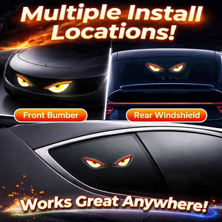 Solar Demon Eye LED Car Light