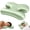 Green, variant on RoamReady Anti-Wrinkle Side Sleeper Pillow for Adults, Cooling Memory Foam Neck Support with Silky Satin, Ergonomic for Back & Side Sleepers (Blue)