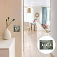 thumbnail image 7 of Yayeee Toggle Light Switch Wall Plate 2-Gang 4.56"x4.48" Decorative Outlet Cover, Ghosts Playing in A Garden, 7 of 7
