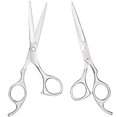 thumbnail image 1 of Cribun Hair Cutting Scissors Haircut Shears Barber Hair Trimming Razor Edge Scissor Stainless Steel for Hairdressing, Home Salon, 1 of 8