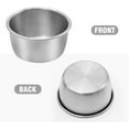 thumbnail image 2 of NOGIS 8 Pcs Small Sauce Cups, Ramekin Sauce Dipping Bowl 60ML Mini Sauce Cups Pudding Condiment Cups for Home Party Restaurant (Silver), 2 of 7