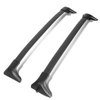 DNA Motoring ROOFR-W-006 For 2016 to 2019 Lexus LX570 Pair Factory Style Roof Top Rack Rail Aluminum Cross Bar Cargo Baggage Carrier Holder 17 18