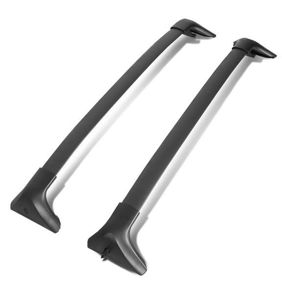 DNA Motoring ROOFR-W-006 For 2016 to 2019 Lexus LX570 Pair Factory Style Roof Top Rack Rail Aluminum Cross Bar Cargo Baggage Carrier Holder 17 18