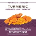 thumbnail image 3 of Nature's Way Premium Extract Turmeric Max Potency Standardized to 95% Curcuminoids 750 mg per serving 60 Vegan Capsules (Pack of 2), 3 of 4