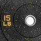 thumbnail image 5 of Par Discos Bumper Olímpicos 15lb C/u 2pz Profesional Negro Centurfit, 5 of 7