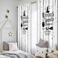 thumbnail image 5 of 2 Panels Print Pattern Nursery Curtains Boys Girls Kids Halloween Nightmare Before Window Drapes for Living Bedroom Playroom Room Decor Rod Pocket 52x84 Inch, 5 of 5
