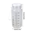 thumbnail image 3 of Graduated Measurement Glass Water Bottle with Measurements 300ml Capacity Heat Resistant Cup Drinkware For Sports Use, 3 of 9