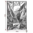 thumbnail image 5 of Telescope Cover, 420D Oxford Cloth Waterproof Protective Cover for Telescope, Furniture Protector with Adjustable Drawstring (62.99 * 47.24in), Silve, 5 of 5