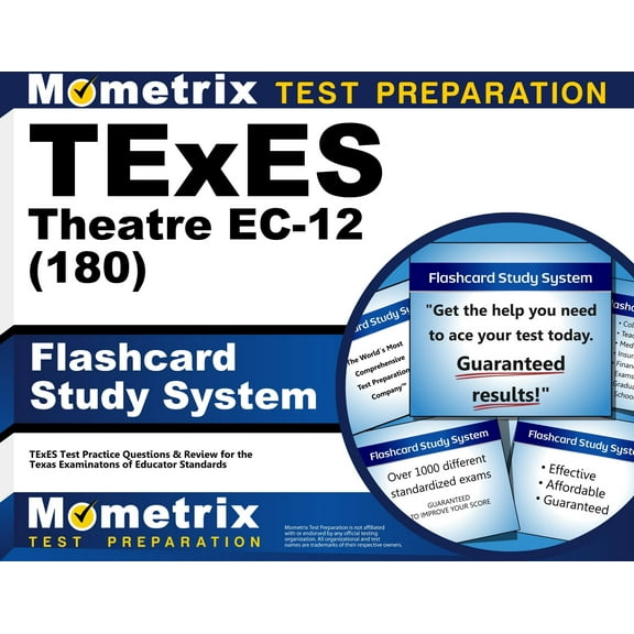 TExES Theatre EC-12 (180) Flashcard Study System: TExES Test Practice Questions & Review for the Texas Examinations of Educator Standards