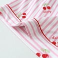thumbnail image 5 of Yuncity Women'S Pajamas 2 Piece Short Sleeve Cute Cherry Print Button Down Shirt With Shorts Set Sleepwear Loungewear Soft Comfortable Breathable Pjs S-Xl, 5 of 7