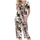 thumbnail image 1 of Conjunto de Ropa de Estar para Mujer, Blusa de Manga Corta de Impresión de Moda Y Pantalones Cortos con Cintura Elástica Hecha de Poliéster, Pantalones de Cintura Elástica para Mujeres, 1 of 6