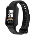 thumbnail image 1 of For Xiaomi Smart Band 9 Active Redmi Band 3 Watch Band Soft Silicone Strap with Watch Case - Black, 1 of 5