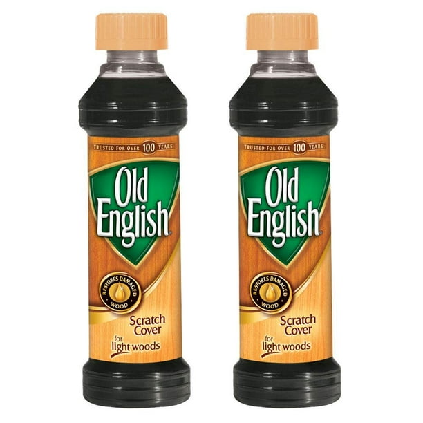 Old English Scratch Cover For Light Woods, 8 fl oz Bottle, Wood Polish