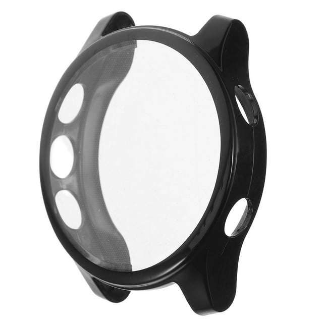 WORGEOUS Carcasa de reloj galvanizada, carcasa de reloj de moda, carcasa protectora para reloj, marco compatible con Garmin Forerunner 935/945 (negro)