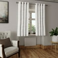 thumbnail image 2 of Ambesonne Ivory Grommet Curtain, Spring Blossoms Field, 50" x 54", White Beige, 2 of 6
