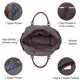 thumbnail image 5 of Bolsa de lona S-ZONE para viajes, bolsa de lona de fin de semana para hombre, 5 of 6