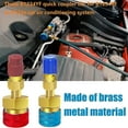 thumbnail image 2 of A/c R1234yf Quick Coupler Connector Adapters High/low Manifold Ac Gauge Auto Set(free Shipping), 2 of 4