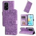 thumbnail image 5 of Funda tipo cartera GANGXUN para Honor 200 Lite 5G , diseño girasol, cuero PU, soporte, cierre magnético, tarjetero, 5 of 5