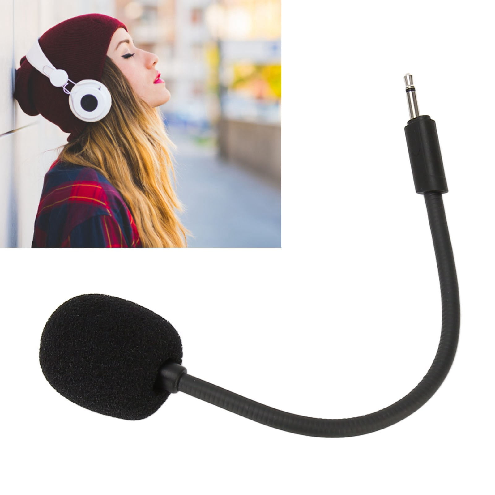 Mic Replacement, Omnidirectional 2.5mm 360 Degrees Rotatable Jack