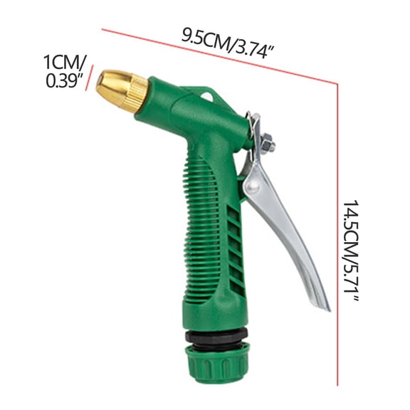 FEOLGEHLY Pressure Washer Gun, Portable High Pressure Car Wash Gun with Nozzles, Quick Connect Washer Spray Gun for Car Cleaning Garden Flower Watering Tools Patio Driveway Cleaning