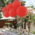 thumbnail image 5 of PMU Premium Latex Balloons - Jumbo Size Balloons for Birthdays, Wedding Parties, Baby Shower, Indoor & Outdoor Party Events & Decoration Supplies - Made in USA, 36 Inch Ruby Red, Pkg/1, 5 of 7