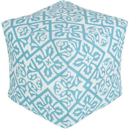 Surya Rug Cube Cobalt Pouf - Bijou Blue - 18 x 18 x 18 in.