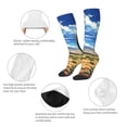 thumbnail image 3 of Rateoe Western Desert Cactus Pattern Women’s Knee High Crew Socks,Trouser Socks Comfortable, Breathable, Moisture-Wicking and Soft, 3 of 6
