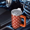 thumbnail image 6 of OBREWU Christmas Cartoon Dog Paw Tumbler with Handle and Lid,Christmas Cartoon Dog Paw 40oz Double Wall Vacuum Insulated Tumbler,Cups Gift for Women and Men, 6 of 7