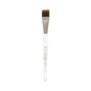 Princeton Brush Glacier Short Handle Watercolor & Acrylic Brush, Wash, 3/4 in