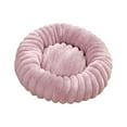 thumbnail image 4 of Cama para gatos redonda de felpa con cojín Strade Fareast Limited Violeta 50cm, 4 of 8